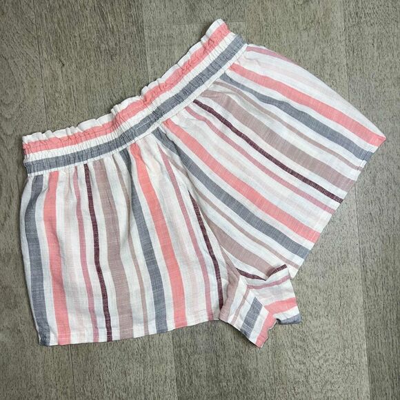 Aeropostal, Lightweight Striped Shorts Elastic Waist Drawstring, Medium - Picture 2 of 10